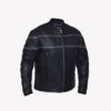 STRIPE RACER MEN COW-HIDE LEATHER JACKET