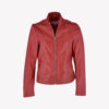 Leather Jacket Red