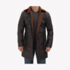 Dark Brown Bane Shearling Coat